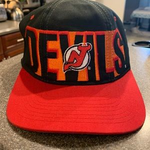 Vintage 90’s Starter NHL NJ Devils Hat.  Rare.